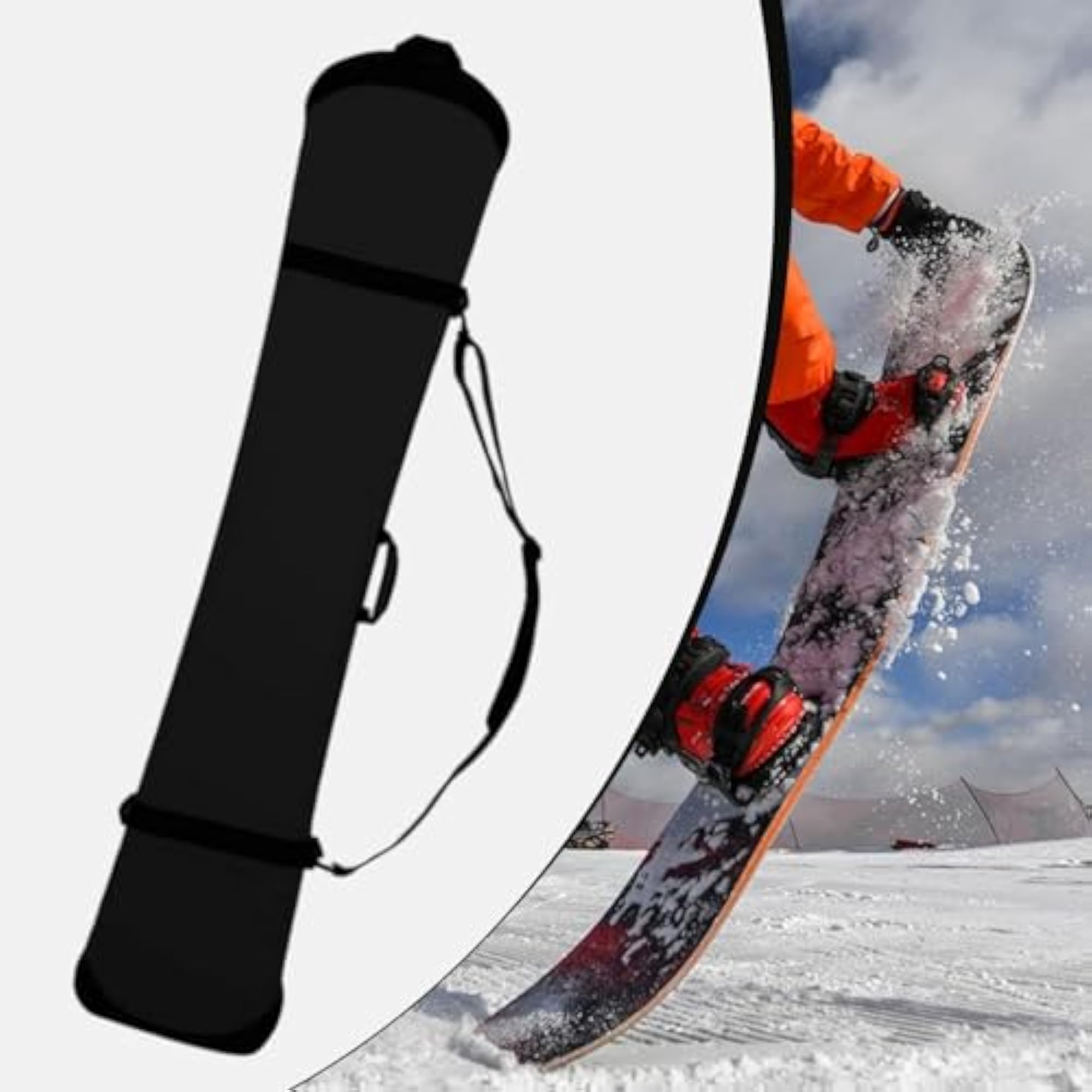 Snowboard Cover with Shoulder Strap, Scratch Resistant